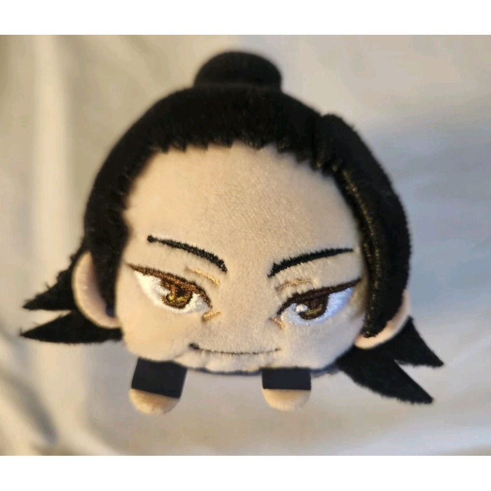 Jujutsu Kaisen Suguru Geto Mascot Plush Keychain Anime Top Bun
